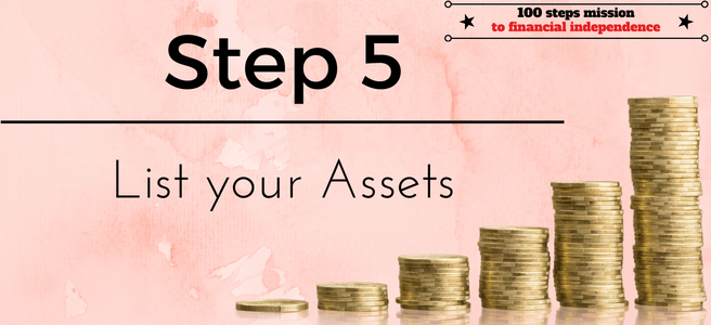 Step 5 of the 100 steps mission to financial independence