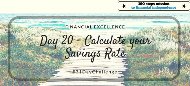 Day 20: Calculate your Savings Rate