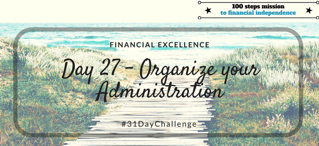 Day 27: Organize your Administration