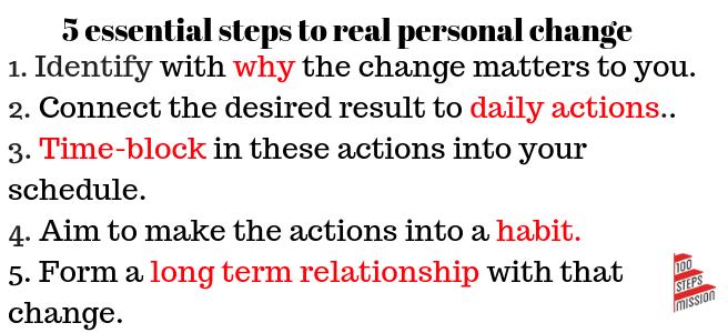 5 steps to personal improvement